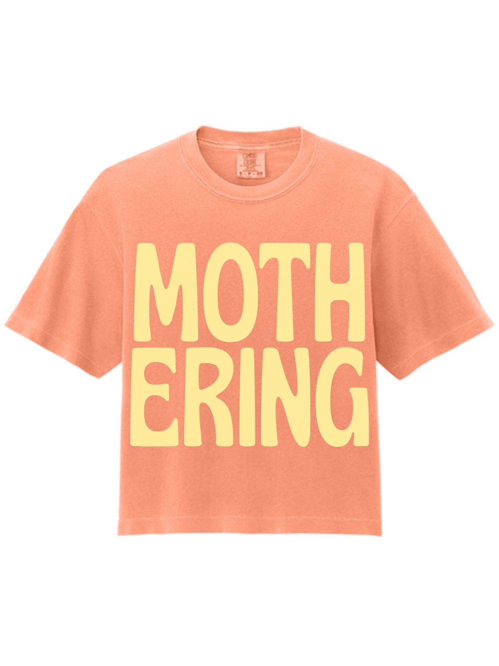Mothering Graphic Comfort Colors Printed Boxy T-Shirt