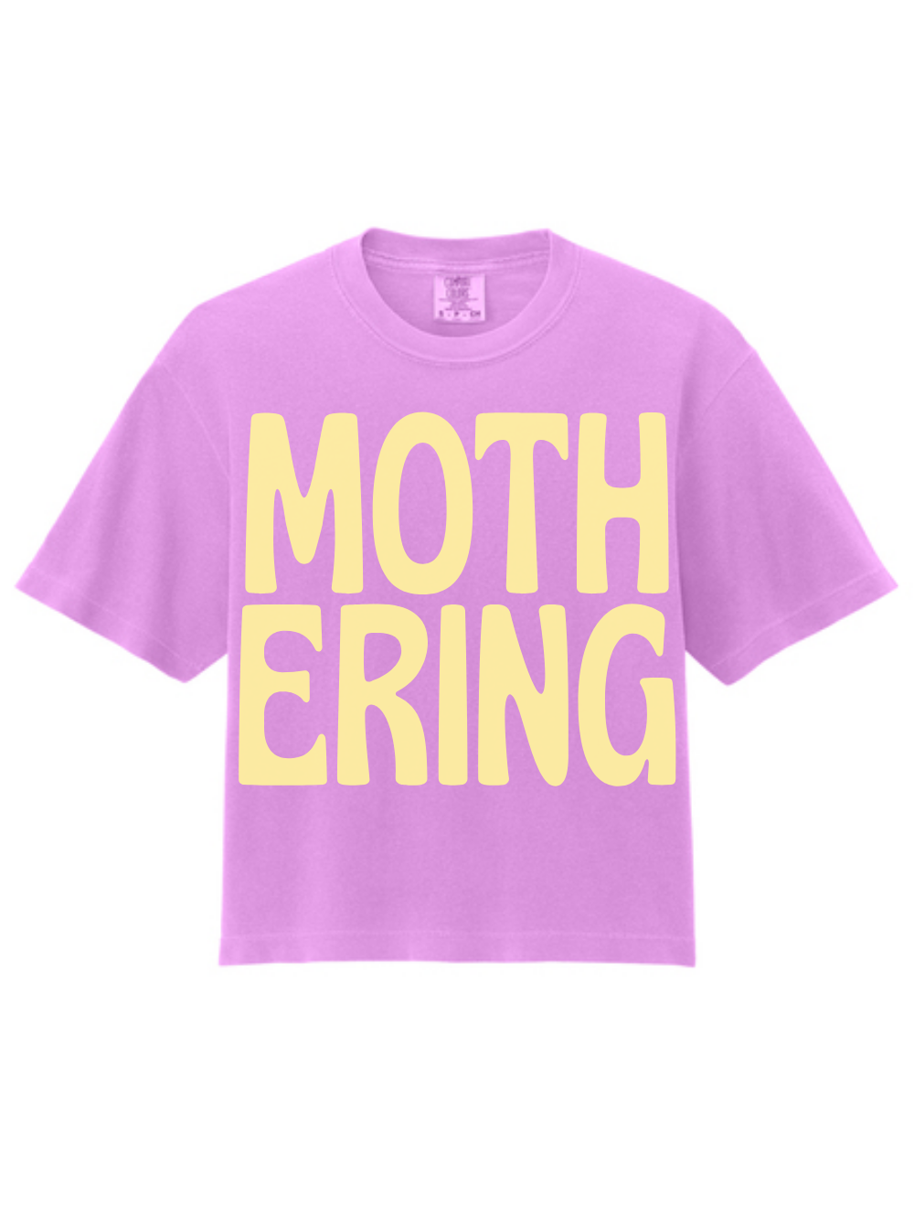 Mothering Graphic Comfort Colors Printed Boxy T-Shirt