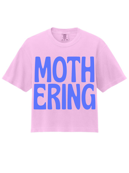 Mothering Graphic Comfort Colors Printed Boxy T-Shirt