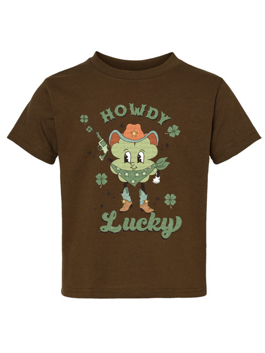 Howdy Lucky Graphic Toddler T-Shirt