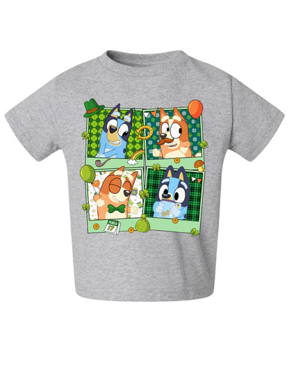 Bluey Saint Patrick's Day Graphic Toddler T-Shirt