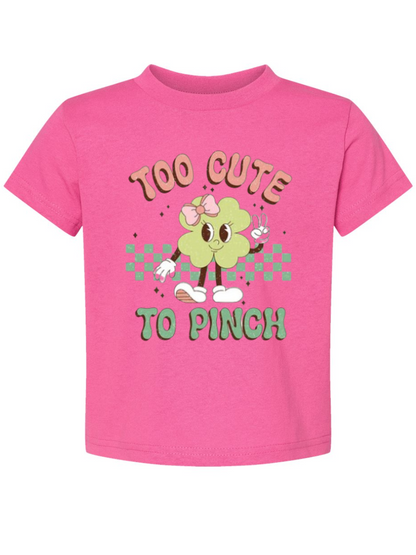 Too Cute To Pinch Graphic Toddler T-Shirt