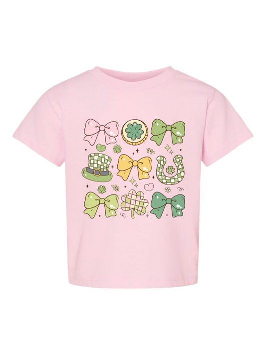 St. Patrick's Day Disco Graphic Toddler Fine Jersey Tee