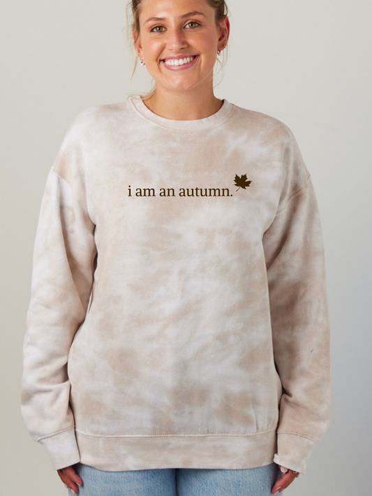 I Am An Autumn Embroidered Crewneck Sweatshirt