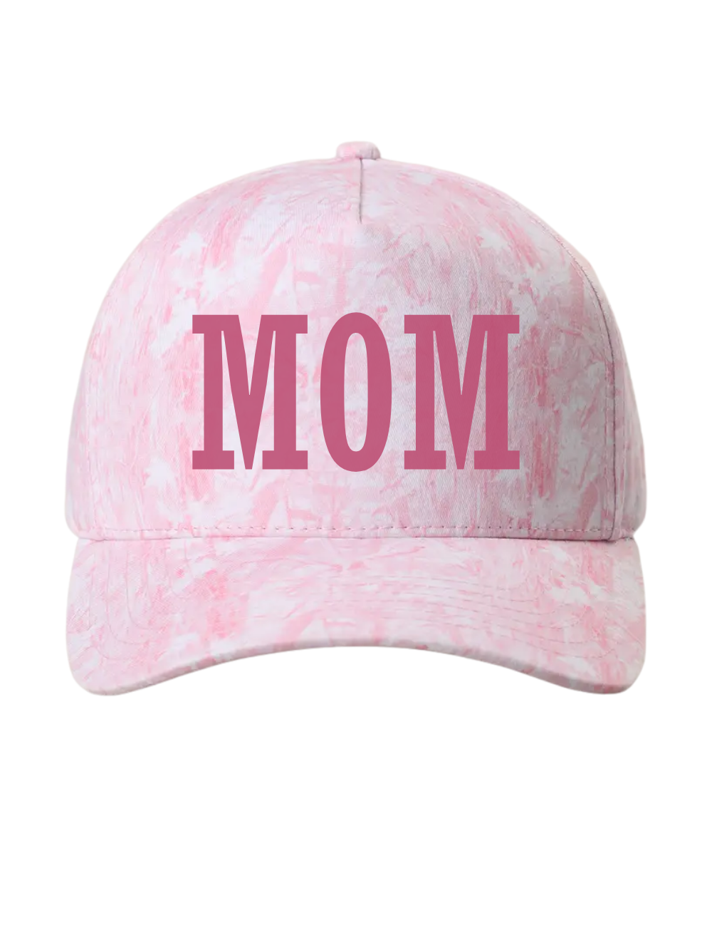 Mom Embroidered Pink Camo Cloud Trucker Hat