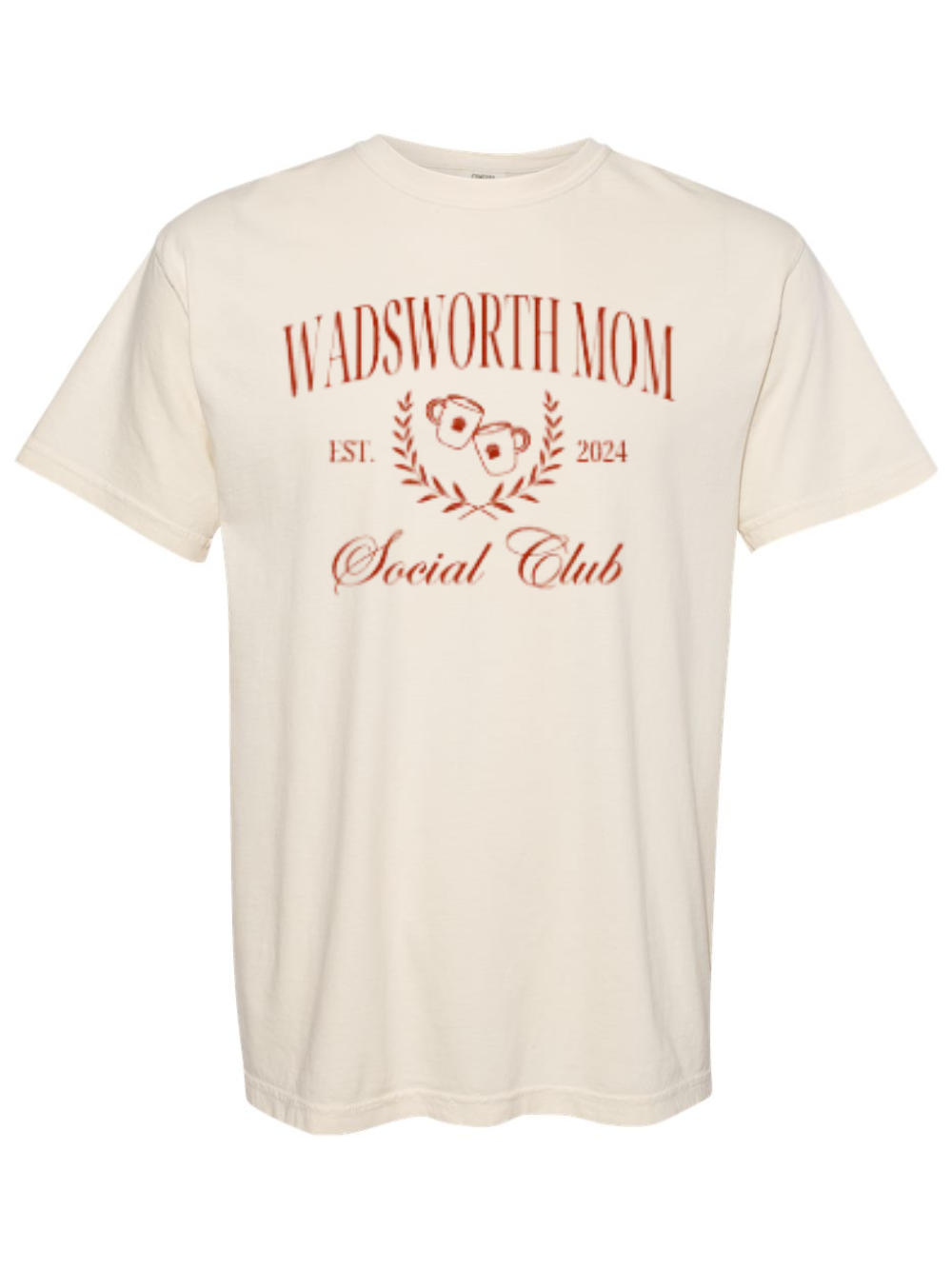 Wadsworth Mom Social Club Comfort Colors Graphic T-Shirt