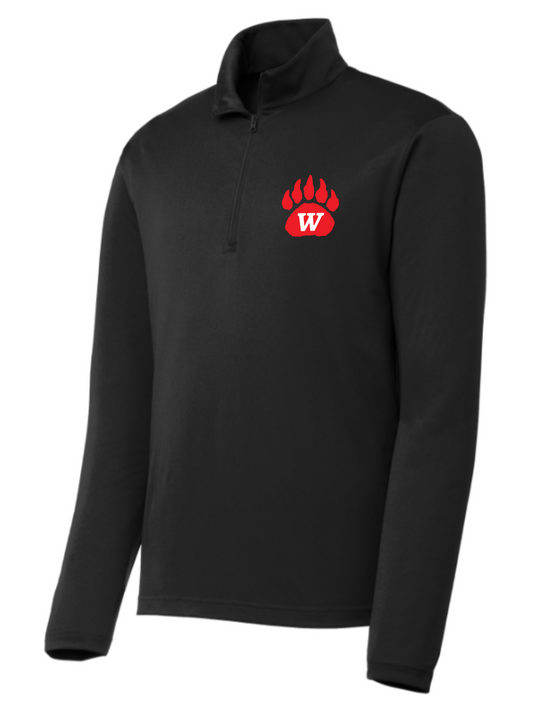 Grizzly Paw Embroidered 1/4-Zip Pullover