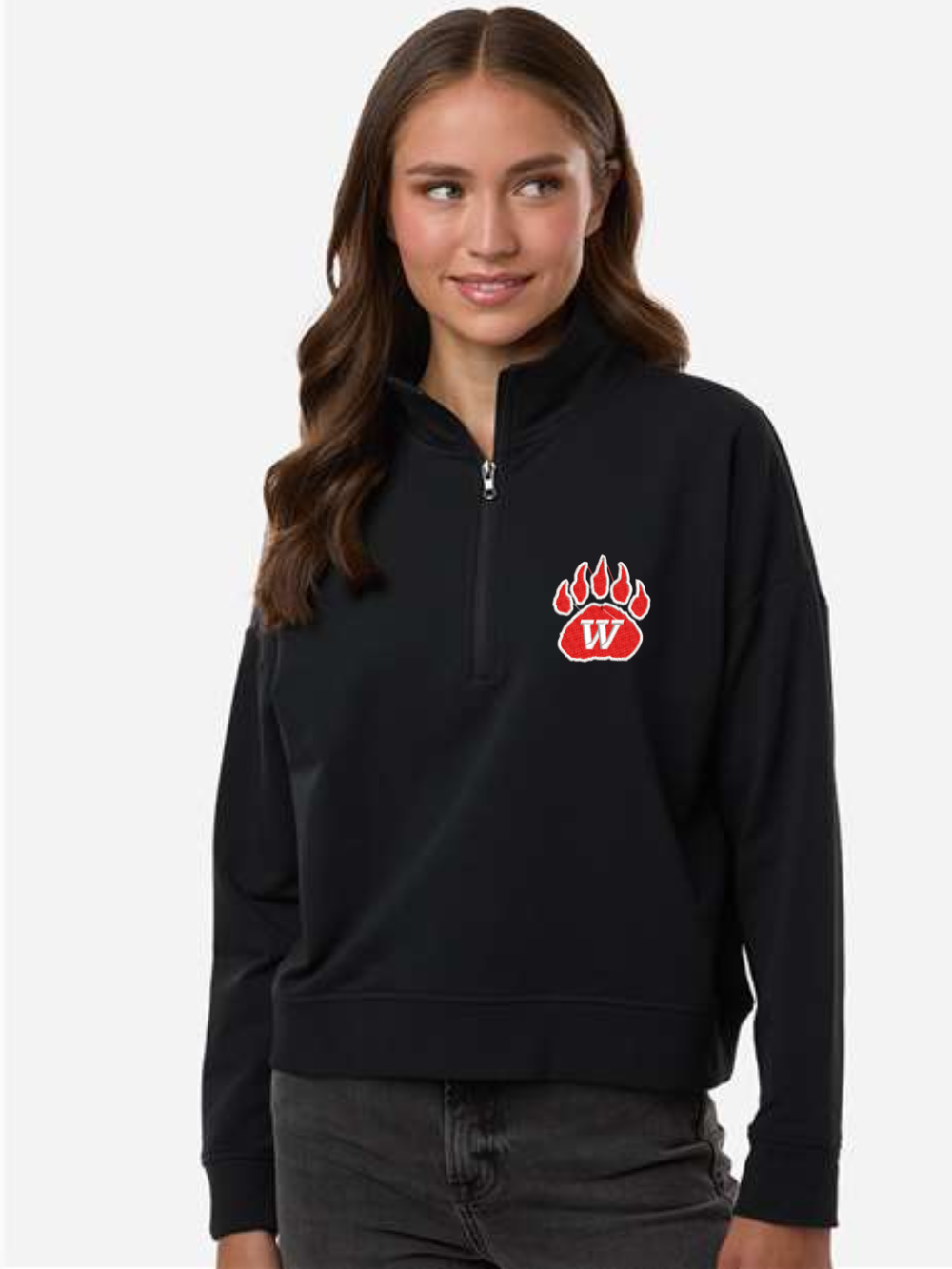 Wadsworth Embroidered Women's Perform Quarter-Zip Pullover