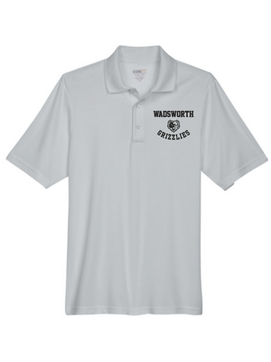 Wadsworth Grizzlies Embroidered Performance Polo