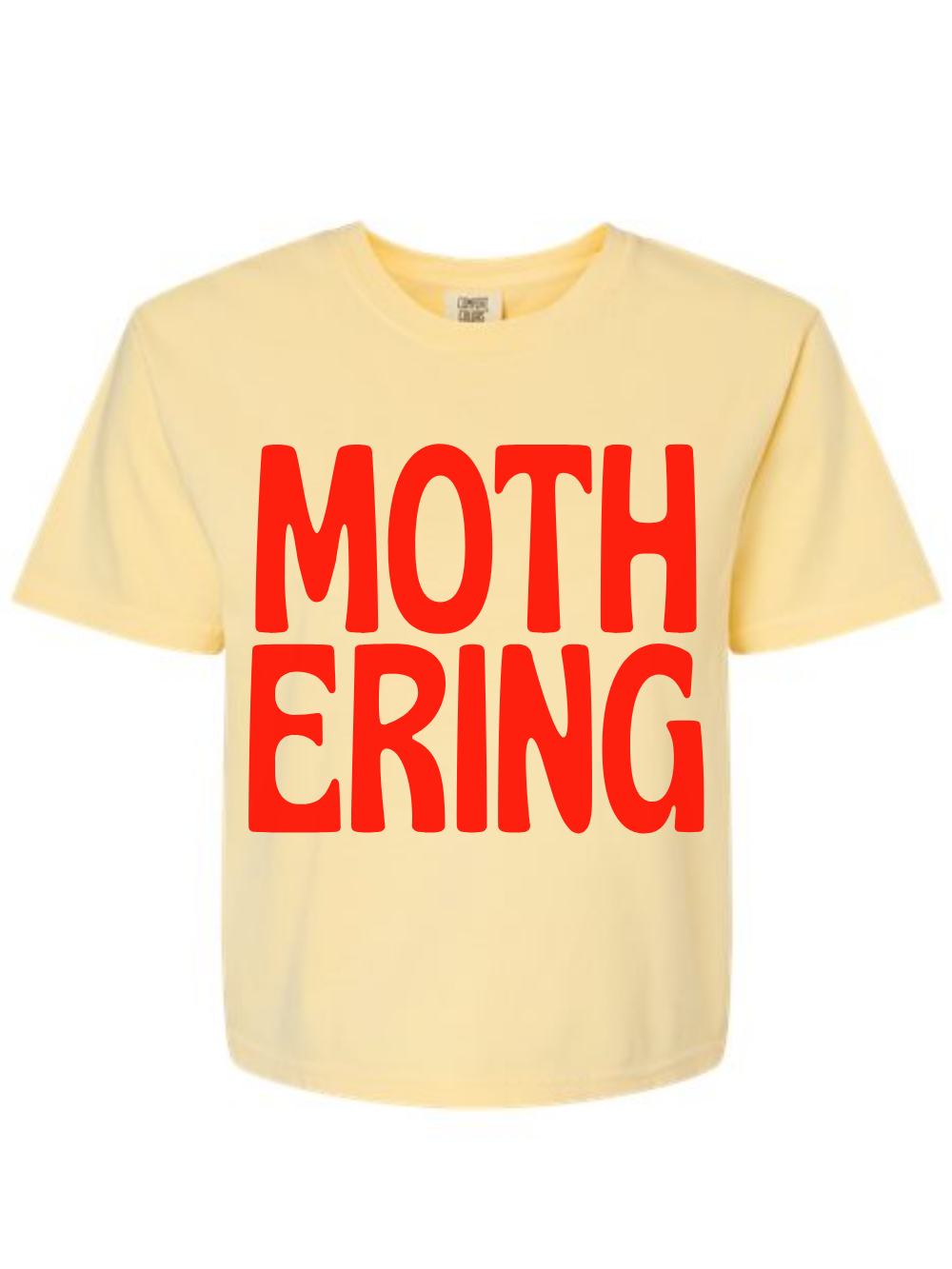 Mothering Graphic Comfort Colors Printed Boxy T-Shirt