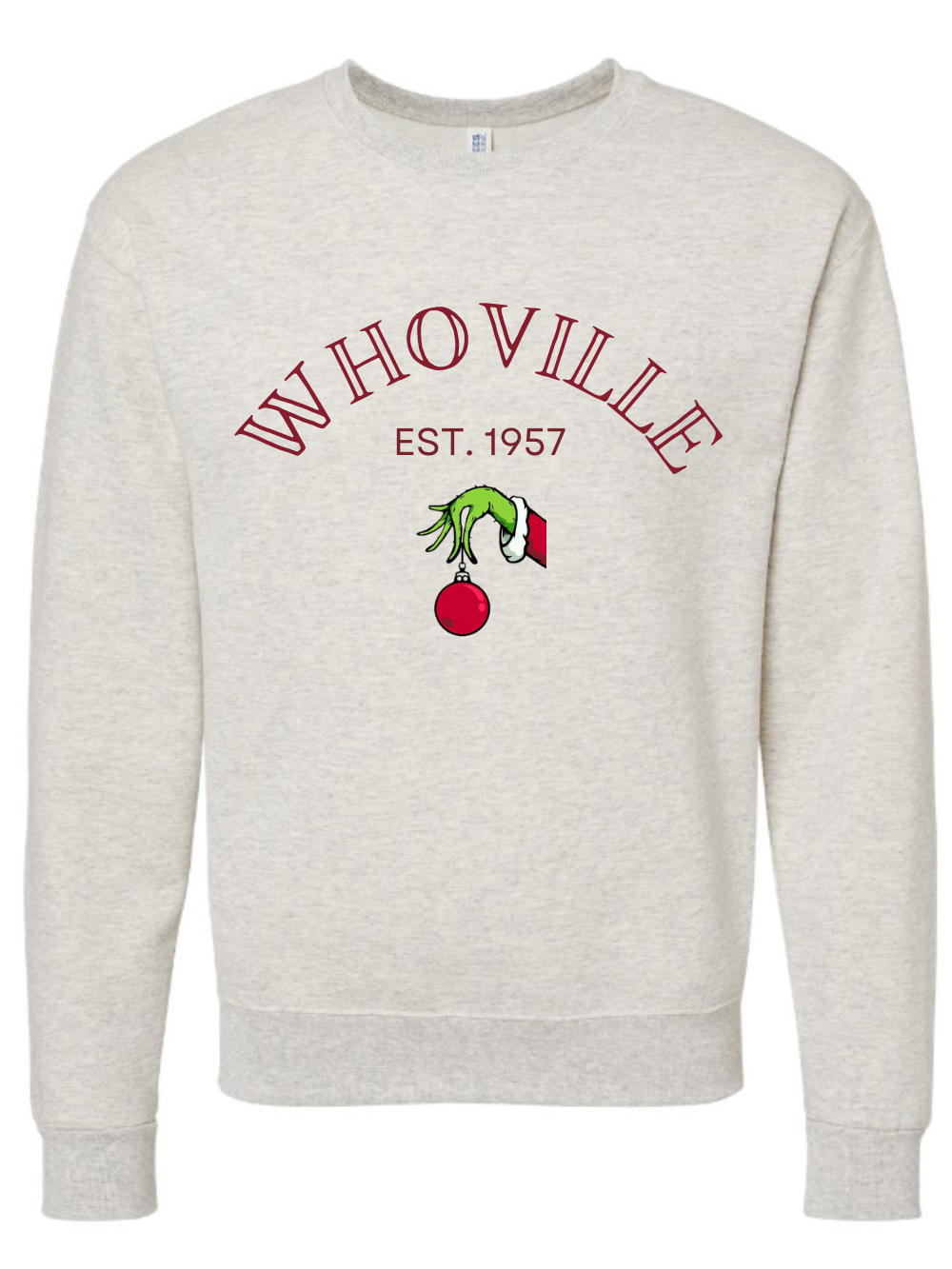 Whoville Embroidered Crewneck Sweatshirt