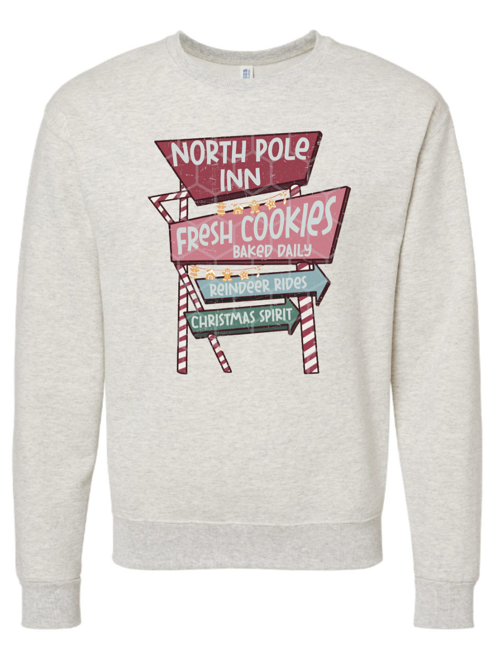 North Pole Inn Graphic Crewneck Sweatshirt