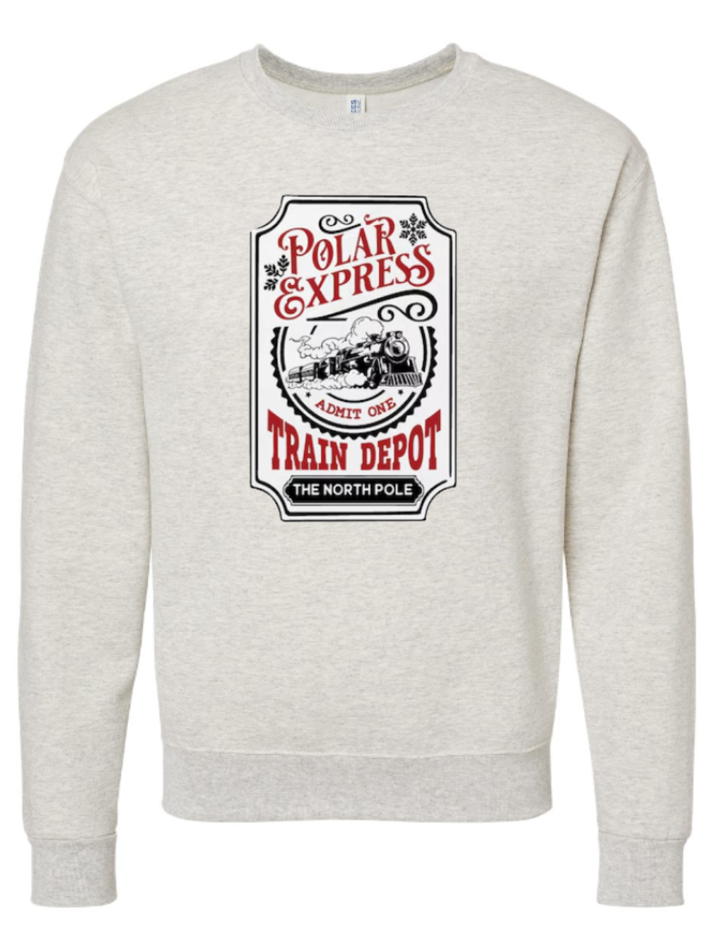 Polar Express Graphic Crewneck Sweatshirt