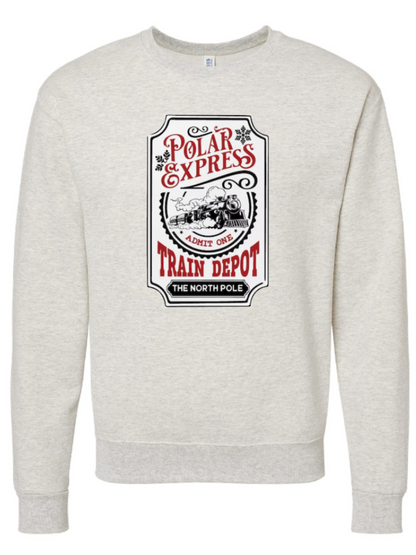 Polar Express Graphic Crewneck Sweatshirt