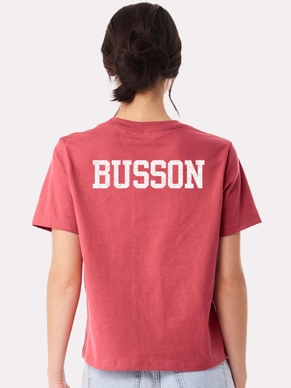 Customized Football Bella + Canvas Heavyweight Boxy T-Shirt
