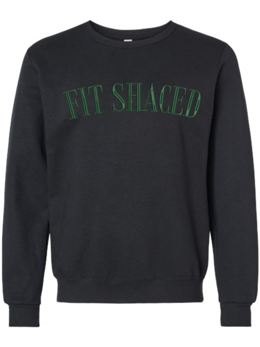 Fit Shaced Embroidered Crewneck Sweatshirt