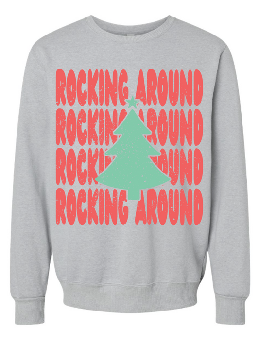 Rocking Around Graphic Crewneck Sweatshirt