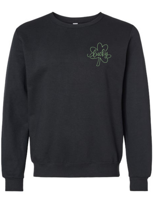 Lucky Embroidered Crewneck Sweatshirt