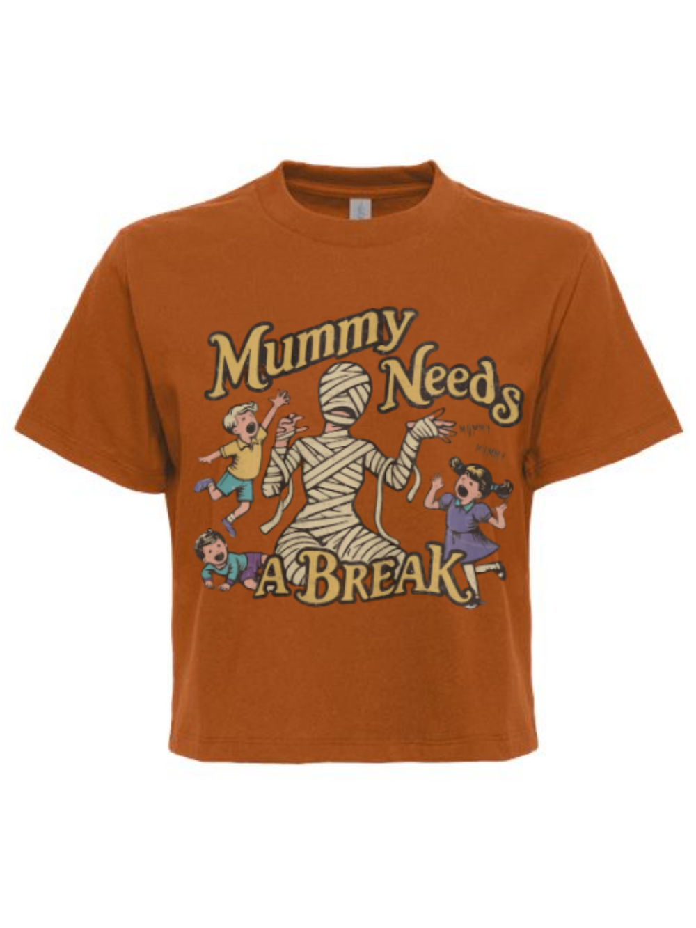 Mummy Needs A Break Graphic Boxy Tee