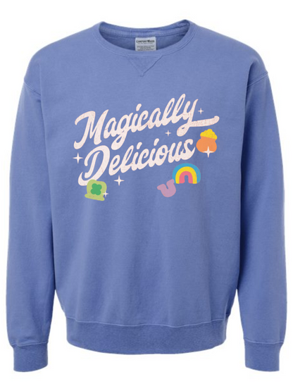 Magically Delicious Lucky Charms Graphic Crewneck Sweatshirt