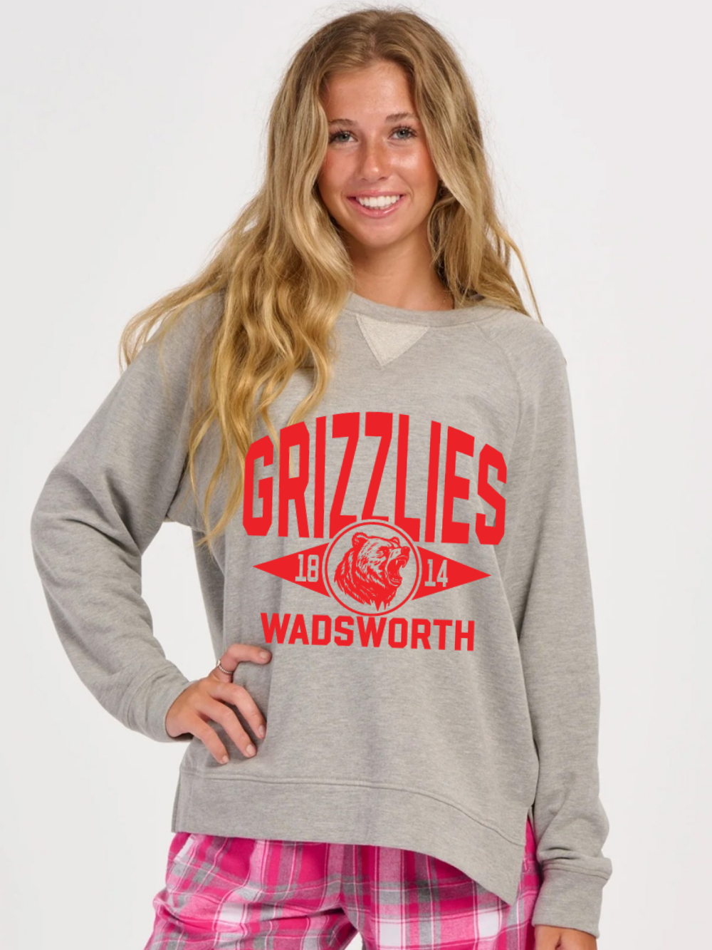 Wadsworth Printed Women's Harlow French Terry Crewneck Sweatshirt