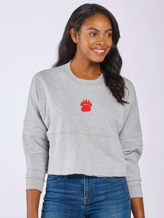 Wadsworth Paw Embroidered Women's Cropped Retro Jersey