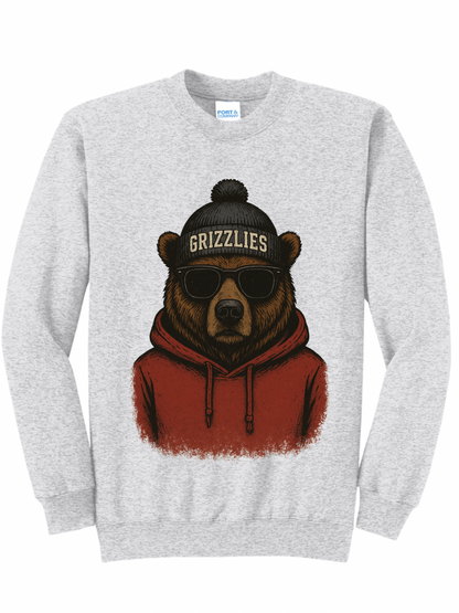 Spirit Animal Mascot Sports Team Crewneck Sweatshirt