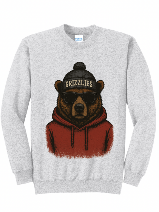 Spirit Animal Mascot Sports Team Crewneck Sweatshirt
