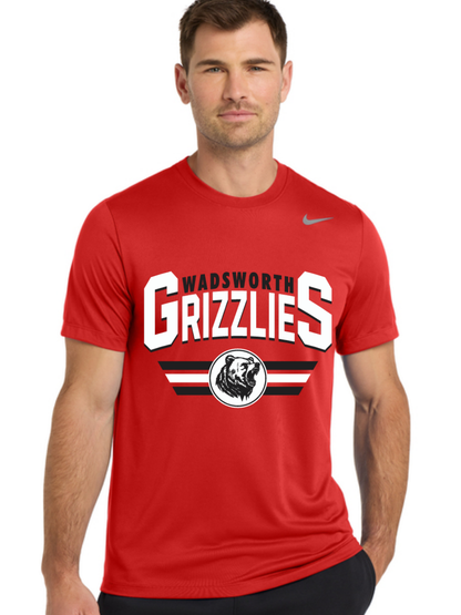 Wadsworth Grizzlies Printed Nike Team rLegend Tee