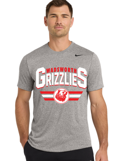 Wadsworth Grizzlies Printed Nike Team rLegend Tee
