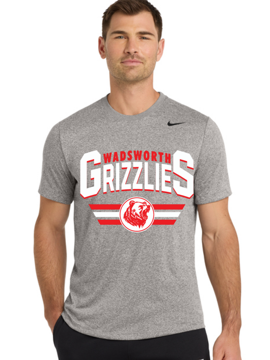 Wadsworth Grizzlies Printed Nike Team rLegend Tee