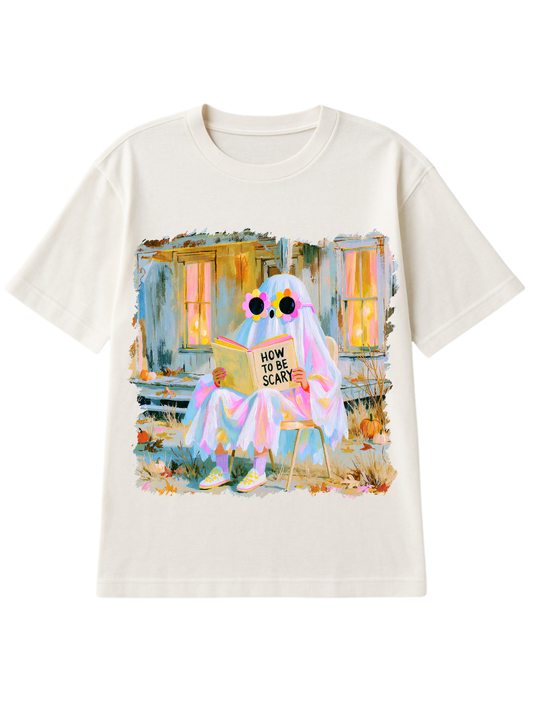How To Be Scary Graphic Boxy Tee