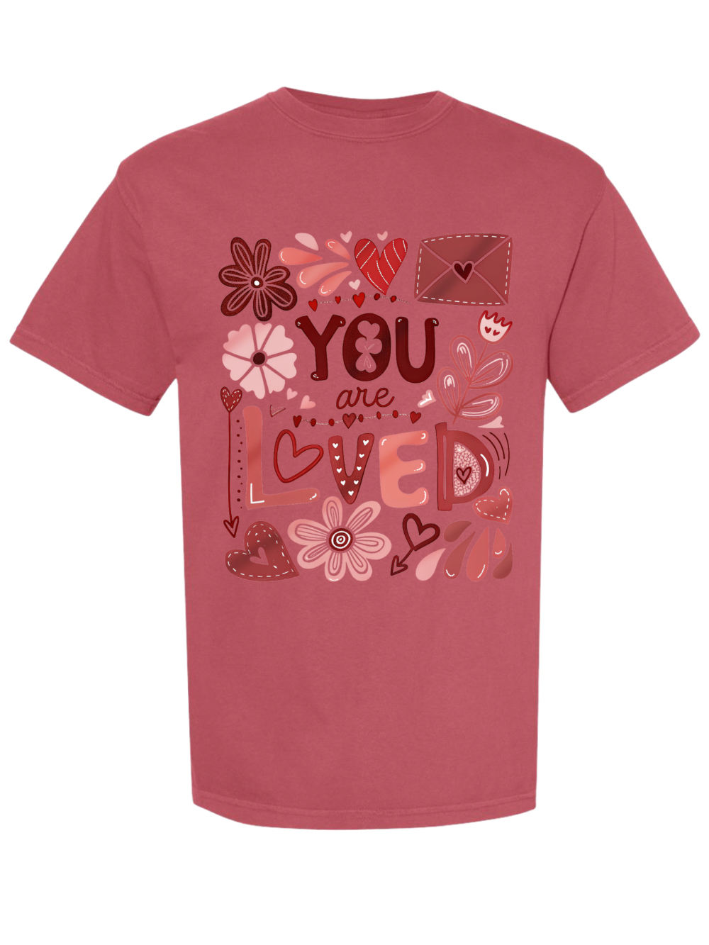 You Are Loved Graphic Comfort Colors T-Shirt