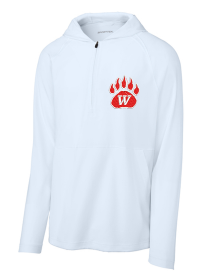 Wadsworth Embroidered Sport-Tek® Repeat 1/2-Zip Long Sleeve Hooded Jacket