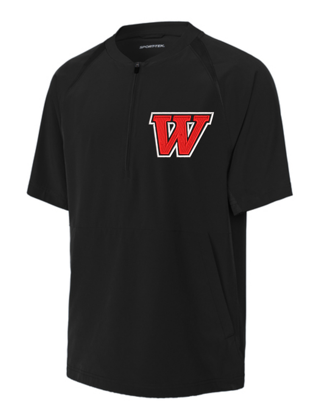 Wadsworth Embroidered Sport-Tek® Repeat 1/2-Zip Short Sleeve Jacket