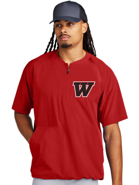 Wadsworth Embroidered Sport-Tek® Repeat 1/2-Zip Short Sleeve Jacket