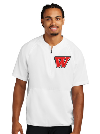Wadsworth Embroidered Sport-Tek® Repeat 1/2-Zip Short Sleeve Jacket