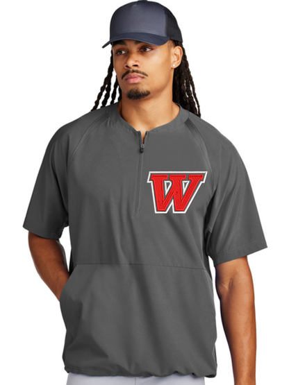 Wadsworth Embroidered Sport-Tek® Repeat 1/2-Zip Short Sleeve Jacket