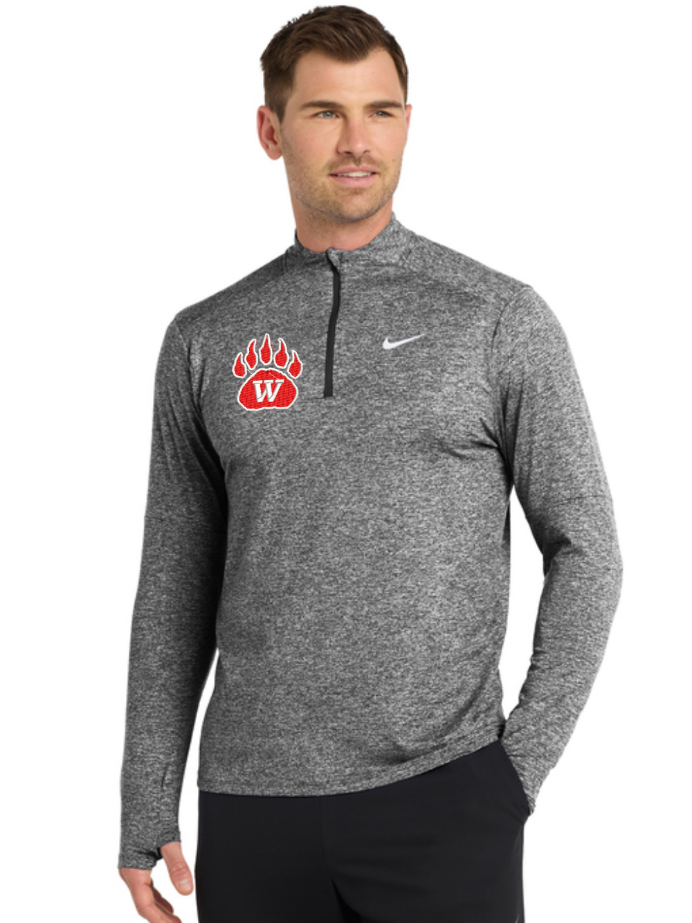 Wadsworth Embroidered Nike Dri-FIT Element Quarter Zip