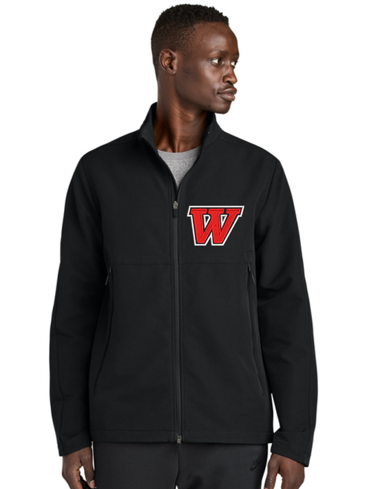 Wadsworth Embroidered Nike Full Zip Soft Shell Jacket