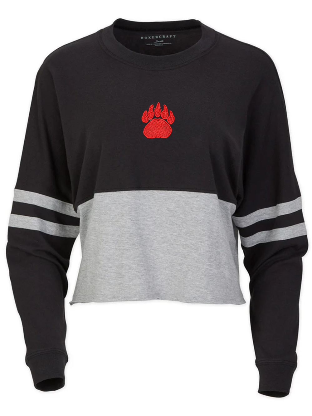 Wadsworth Paw Embroidered Women's Cropped Retro Jersey