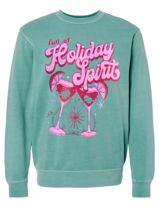 Holiday Spirit Graphic Crewneck Sweatshirt