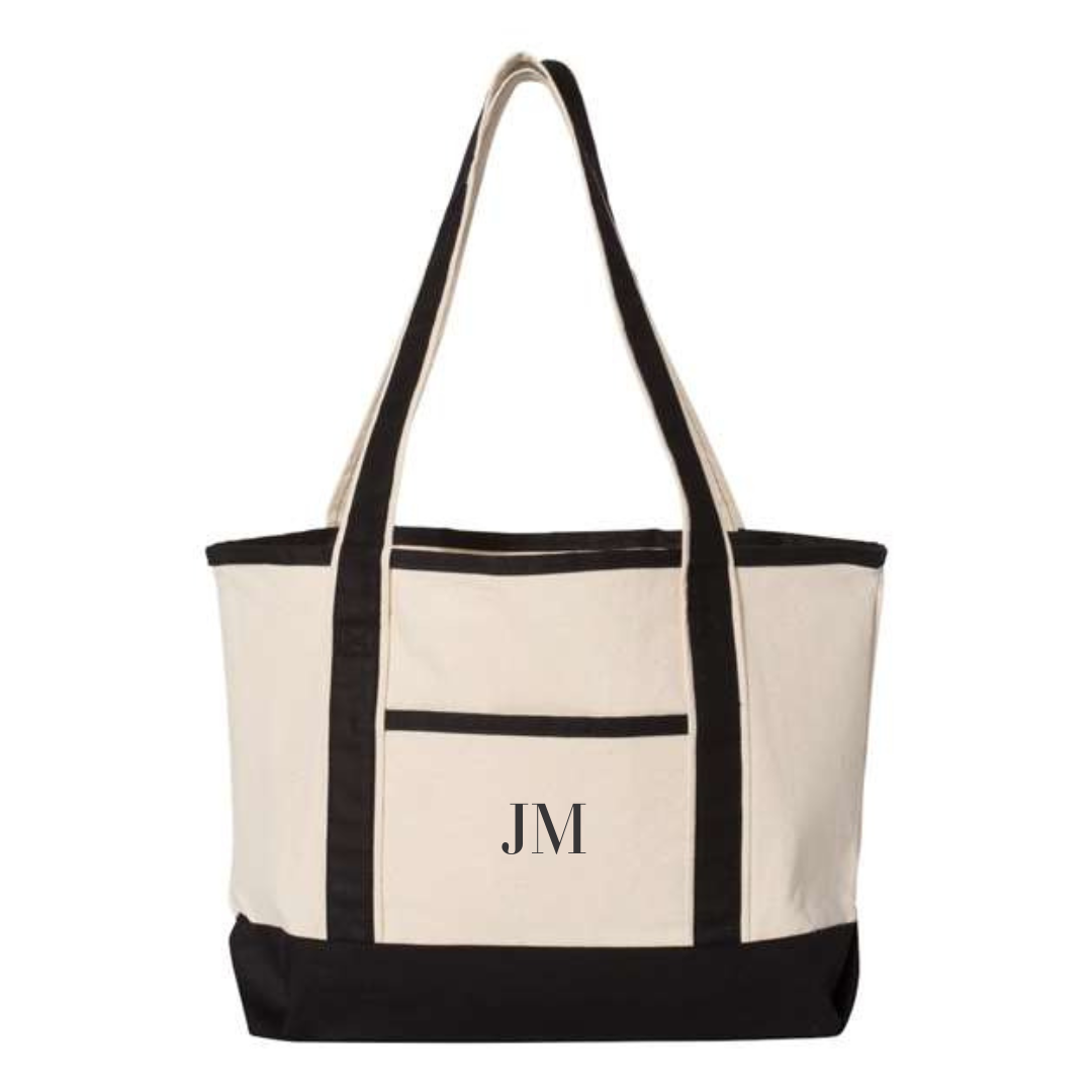 Custom Embroidered Canvas Tote Bags