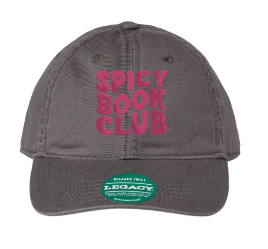 Spicy Book Club Embroidered Relaxed Twill Dad Hat