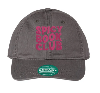 Spicy Book Club Embroidered Relaxed Twill Dad Hat