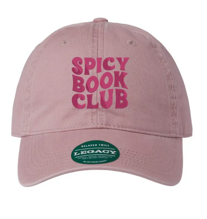 Spicy Book Club Embroidered Relaxed Twill Dad Hat