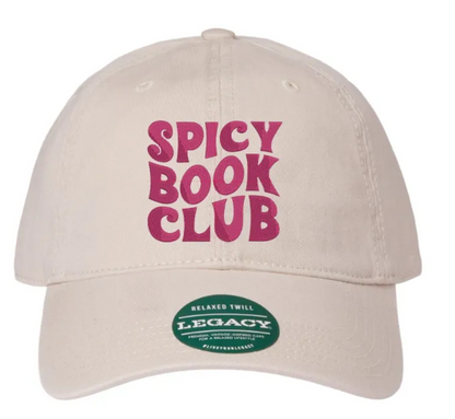 Spicy Book Club Embroidered Relaxed Twill Dad Hat