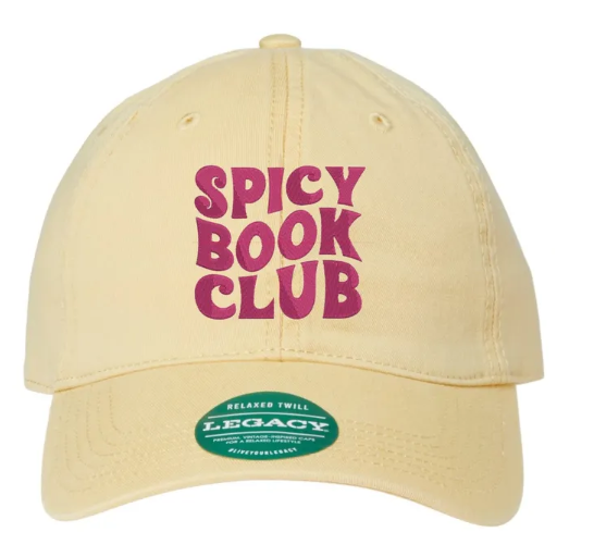 Spicy Book Club Embroidered Relaxed Twill Dad Hat