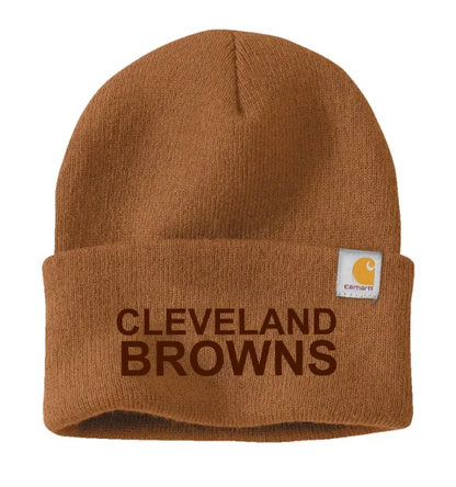 Cleveland Browns Embroidered Carhartt Beanie Cap