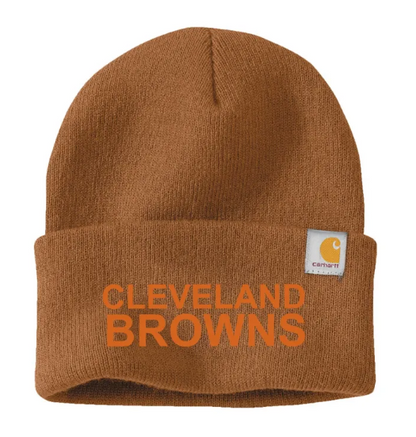 Cleveland Browns Embroidered Carhartt Beanie Cap